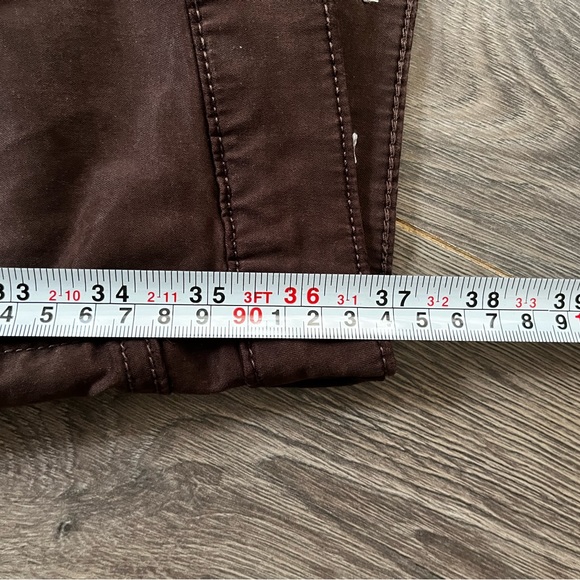 Chicos so slimming 16P ankle pant in super soft luxe brown denim - Picture 9 of 9